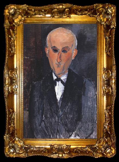 framed  Amedeo Modigliani Portrait of Max jacob (mk39), ta009-2